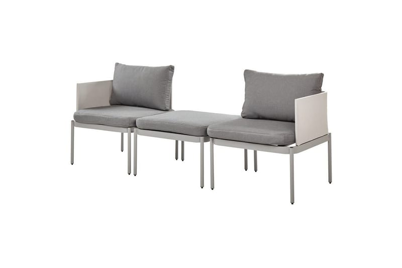 Loungegrupp Terracina Grå - Grå - Utemöbler & utemiljö - Utegrupp - Cafegrupp & cafeset