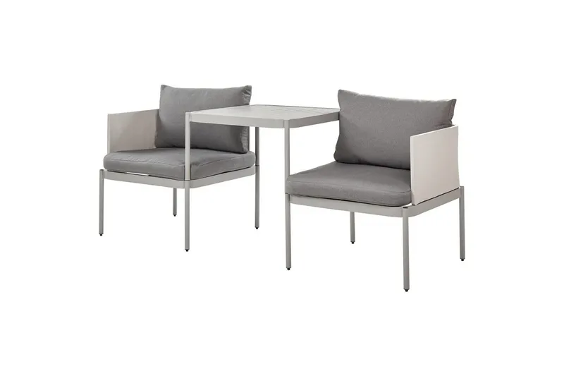 Loungegrupp Terracina Grå - Grå - Utemöbler & utemiljö - Utegrupp - Cafegrupp & cafeset