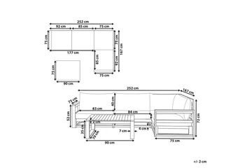 Loungegrupp Timor Ljus trä/beige, Ja, Vänstervänd - Ljus trä/beige, Ja, Vänstervänd - Utemöbler & utemiljö - Utegrupp - Soffgrupp utomhus