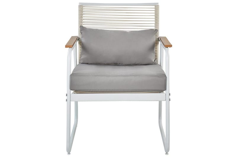 Loungegrupp Pomonte Vit/Grå - Vit/Grå - Utemöbler & utemiljö - Utegrupp - Cafegrupp & cafeset