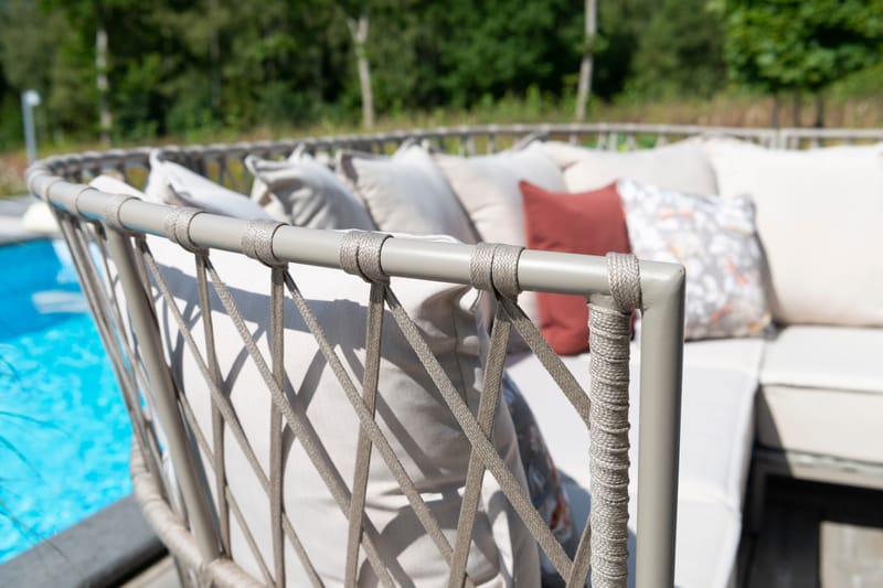 Loungesoffa Hillerstorp Jet Set Hörn - Beige - Utemöbler & utemiljö - Loungemöbler - Loungesoffor