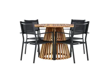 Lumpur Matgrupp Utomhus + Copacabana 4 Utestolar - Natur - Utemöbler & utemiljö - Utegrupp - Matgrupp utomhus