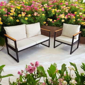 Luvin 3-sits Soffgrupp Utomhus - Beige - Utemöbler & utemiljö - Utegrupp - Soffgrupp utomhus