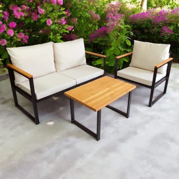 Luvin 3-sits Soffgrupp Utomhus - Beige - Utemöbler & utemiljö - Utegrupp - Soffgrupp utomhus