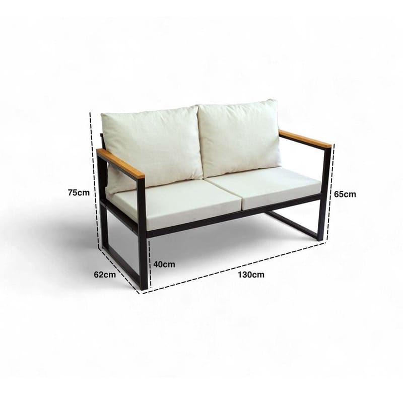 Luvin 4-sits Soffgrupp Utomhus - Beige - Utemöbler & utemiljö - Utegrupp - Soffgrupp utomhus