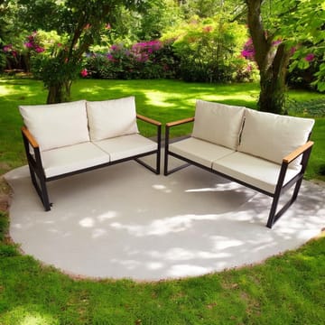 Luvin 4-sits Soffgrupp Utomhus - Beige - Utemöbler & utemiljö - Utegrupp - Soffgrupp utomhus