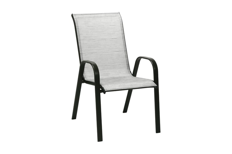 Möbelset DUBLIN bord och 6 stola färg: silvergrå - Matgrupp utomhus