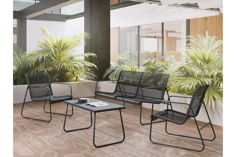 Maplewyn Loungegrupp Utomhus - Grå - Utemöbler & utemiljö - Utegrupp - Soffgrupp utomhus