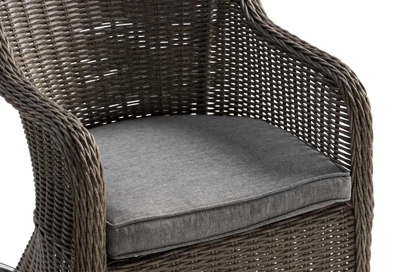 Marcus Caféset med 2 Light Fåtöljer m Dyna - Grå - Utemöbler & utemiljö - Utegrupp - Cafegrupp & cafeset