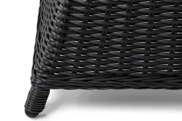 Marcus Matgrupp 140 Rund + 6 Fåtöljer m Dyna - Svart - Utemöbler & utemiljö - Utegrupp - Matgrupp utomhus