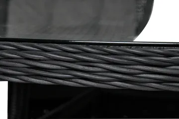 Marcus Matgrupp 140 Rund + 6 Fåtöljer m Dyna - Svart - Utemöbler & utemiljö - Utegrupp - Matgrupp utomhus