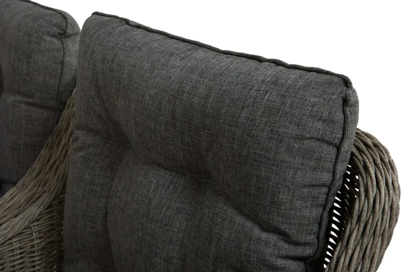 Marcus Matgrupp 200 + 6 Fåtöljer m Dyna - Grå - Utemöbler & utemiljö - Utegrupp - Matgrupp utomhus