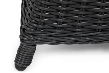 Marcus Matgrupp 200 + 6 Fåtöljer m Dyna - Svart - Utemöbler & utemiljö - Utegrupp - Matgrupp utomhus