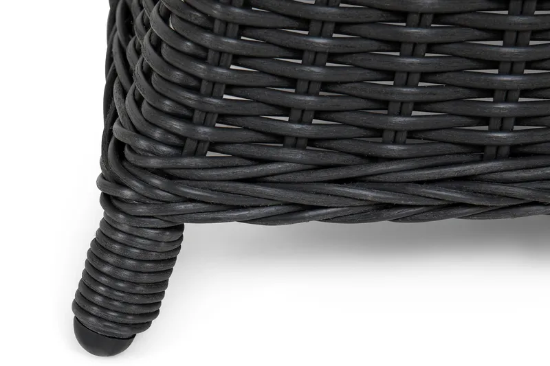 Marcus Matgrupp 200 + 6 Fåtöljer m Dyna - Svart - Utemöbler & utemiljö - Utegrupp - Matgrupp utomhus