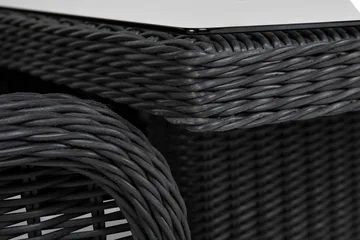 Marcus Matgrupp 200 + 6 Fåtöljer m Dyna - Svart - Utemöbler & utemiljö - Utegrupp - Matgrupp utomhus