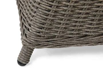 Marcus Matgrupp Utomhus 140 Rund + 4 Light Fåtöljer m Dyna - Grå - Utemöbler & utemiljö - Utegrupp - Matgrupp utomhus