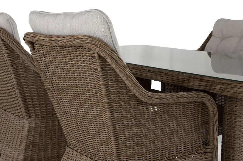 Marcus Matgrupp Utomhus 200 + 4 Fåtöljer m Dyna - Natur - Utemöbler & utemiljö - Utegrupp - Matgrupp utomhus