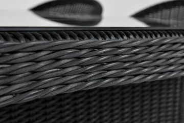 Marcus Matgrupp Utomhus 200 + 4 Light Fåtöljer m Dyna - Svart - Utemöbler & utemiljö - Utegrupp - Matgrupp utomhus