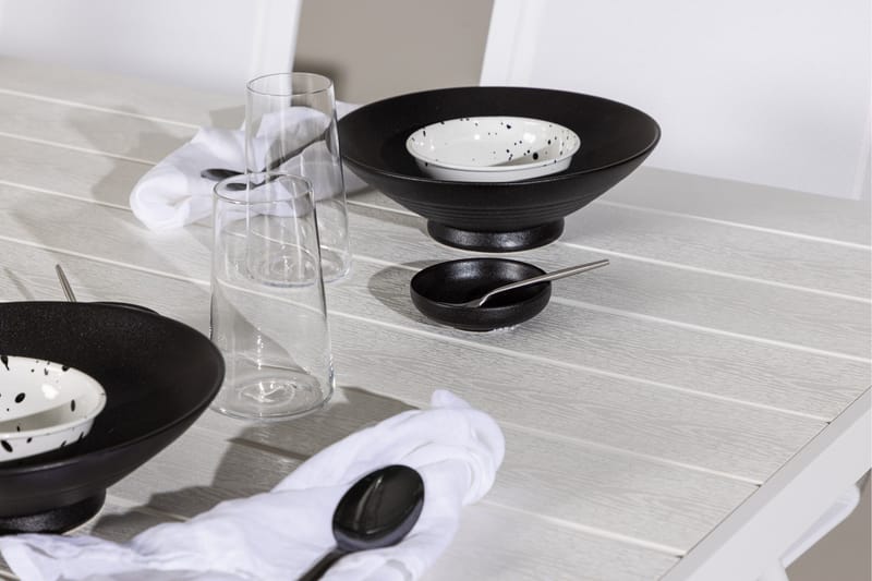 Break Matgrupp 205 cm + 6 st Alling Matstolar Vit - Utemöbler & utemiljö - Utegrupp - Matgrupp utomhus