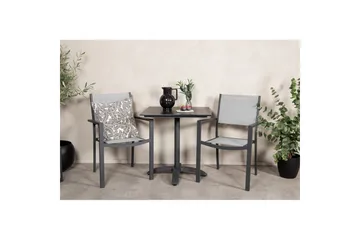 Matgrupp Colorado Cafébord 70x70 cm Svart med 2st Copacabana Stolar - Utemöbler & utemiljö - Utegrupp - Cafegrupp & cafeset