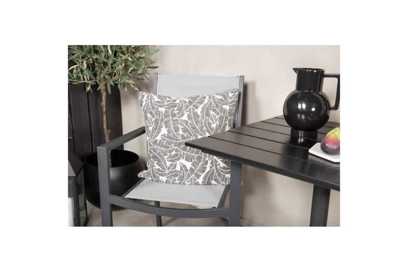 Matgrupp Colorado Cafébord 70x70 cm Svart med 2st Copacabana Stolar - Utemöbler & utemiljö - Utegrupp - Cafegrupp & cafeset