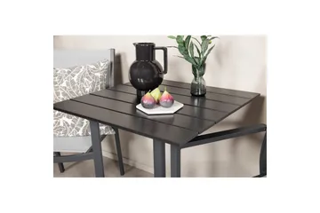 Matgrupp Colorado Cafébord 70x70 cm Svart med 2st Copacabana Stolar - Utemöbler & utemiljö - Utegrupp - Cafegrupp & cafeset