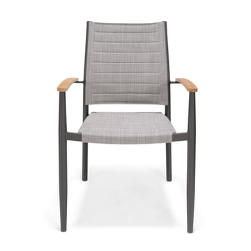 Matgrupp för utomhusbruk TOPAZ 144 cm 4 karmstolar - magnesiumgrå - Utemöbler & utemiljö - Utegrupp - Matgrupp utomhus