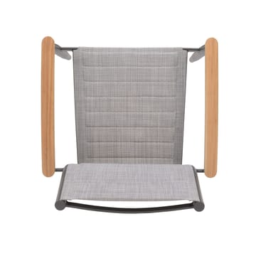 Matgrupp för utomhusbruk TOPAZ 144 cm 4 karmstolar - magnesiumgrå - Utemöbler & utemiljö - Utegrupp - Matgrupp utomhus