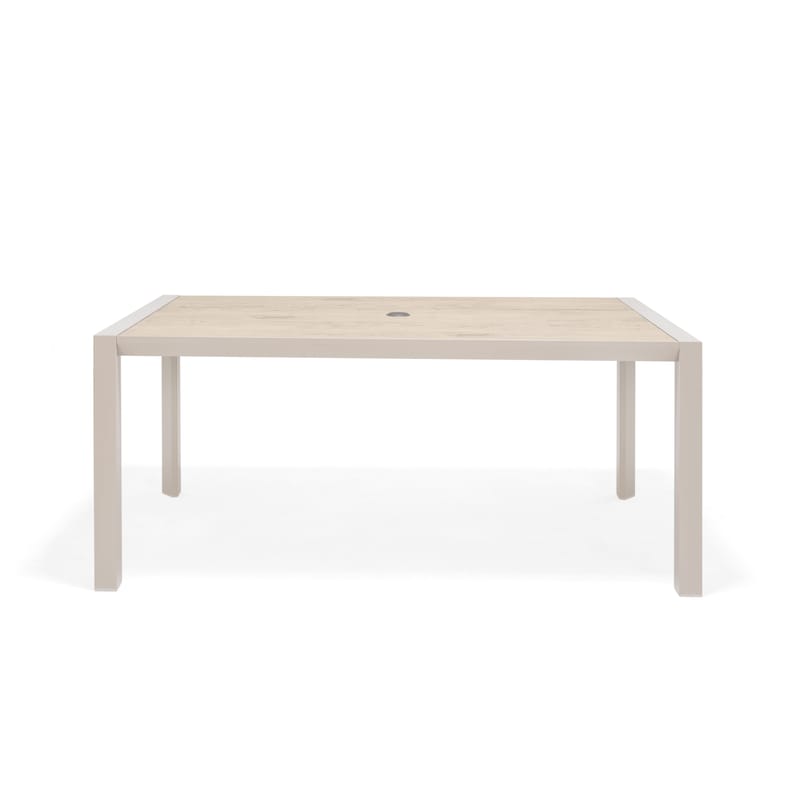 Matgrupp för utomhusbruk Urbanite 160 cm 4 karmstolar - grå - Utemöbler & utemiljö - Utegrupp - Matgrupp utomhus