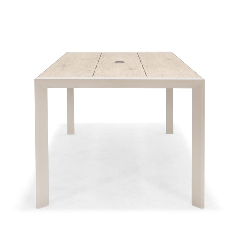 Matgrupp för utomhusbruk Urbanite 160 cm 4 karmstolar - grå - Utemöbler & utemiljö - Utegrupp - Matgrupp utomhus