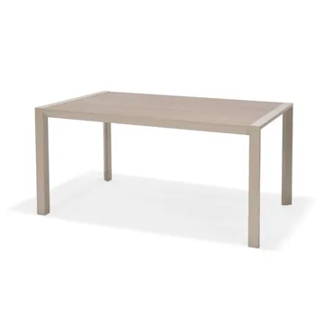 Matgrupp för utomhusbruk Urbanite 160 cm 6 karmstolar - grå - Utemöbler & utemiljö - Utegrupp - Matgrupp utomhus