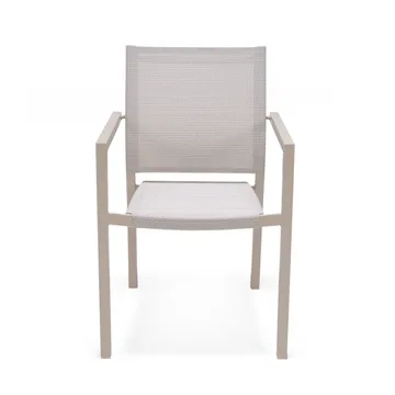 Matgrupp för utomhusbruk Urbanite 160 cm 6 karmstolar - grå - Utemöbler & utemiljö - Utegrupp - Matgrupp utomhus