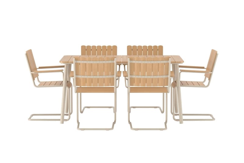 Matgrupp Holmsund med 6 Stolar Utomhus - Natur - Utemöbler & utemiljö - Utegrupp - Matgrupp utomhus