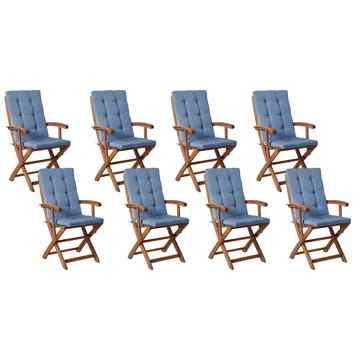 Matgrupp Maui Premium - Brun, Blå - Utemöbler & utemiljö - Utegrupp - Matgrupp utomhus