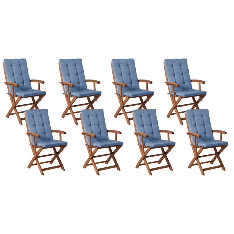 Matgrupp Maui Premium - Brun, Blå - Utemöbler & utemiljö - Utegrupp - Matgrupp utomhus