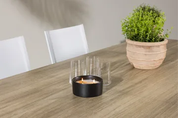 Merlo Matgrupp 200 cm + 6 st Alling Matstolar Vit - Utemöbler & utemiljö - Utegrupp - Matgrupp utomhus