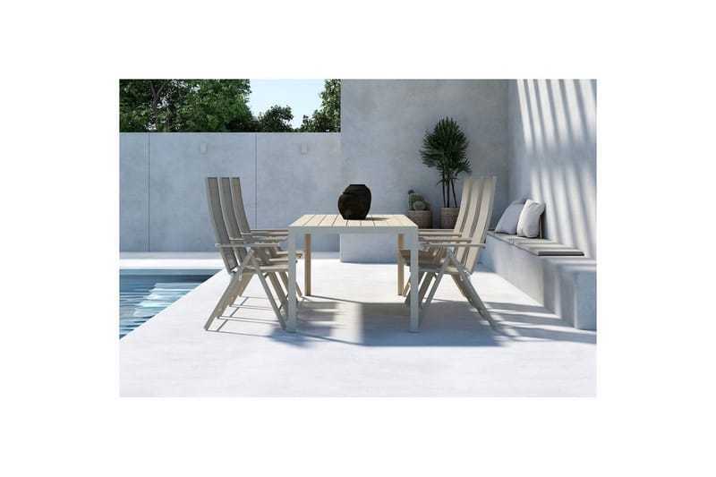 Matgrupp Mirko, Levanzo - Beige - Utemöbler & utemiljö - Utegrupp - Matgrupp utomhus