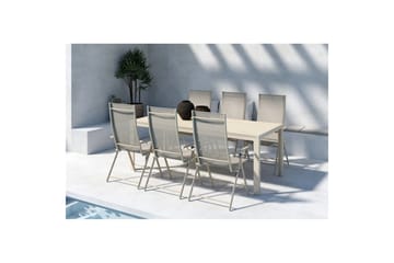 Matgrupp Mirko, Levanzo - Beige - Utemöbler & utemiljö - Utegrupp - Matgrupp utomhus