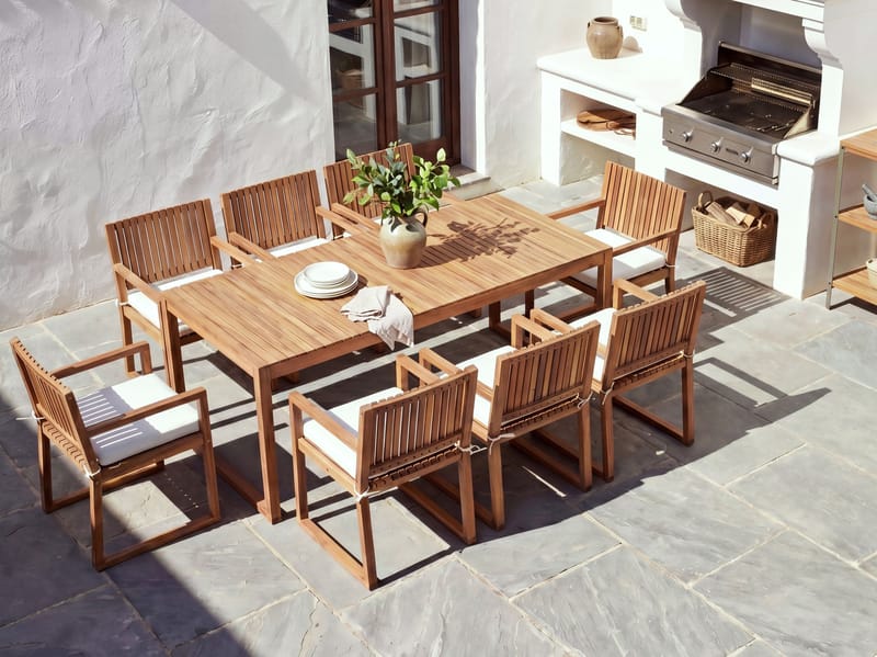 Matgrupp Sassari Ii Premium - Off-White - Utemöbler & utemiljö - Utegrupp - Matgrupp utomhus