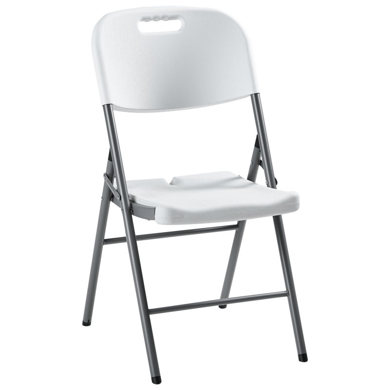 Matgrupp utomhus 4-Sits Cugnoli Fällbar - Vit/silver - Utemöbler & utemiljö - Utegrupp - Matgrupp utomhus