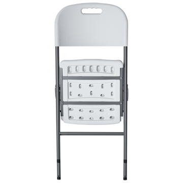 Matgrupp utomhus 4-Sits Cugnoli Fällbar - Vit/silver - Utemöbler & utemiljö - Utegrupp - Matgrupp utomhus