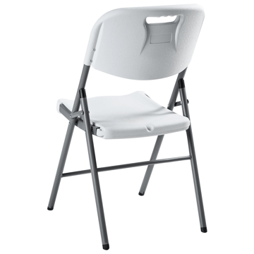 Matgrupp utomhus 4-Sits Cugnoli Fällbar - Vit/silver - Utemöbler & utemiljö - Utegrupp - Matgrupp utomhus