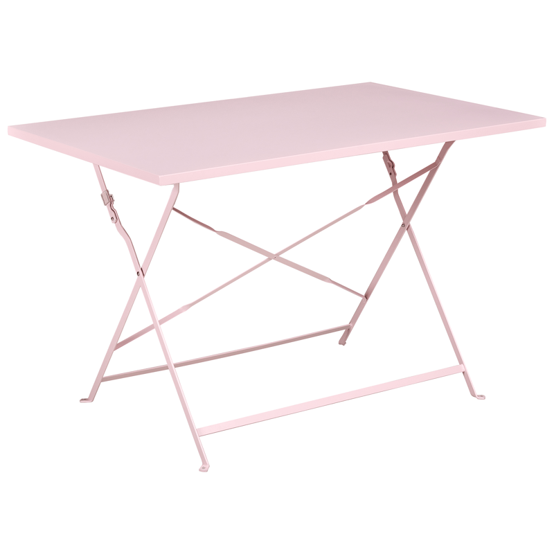 Matgrupp utomhus 4-Sits Fiori Fällbar - pastellrosa - Utemöbler & utemiljö - Utegrupp - Matgrupp utomhus