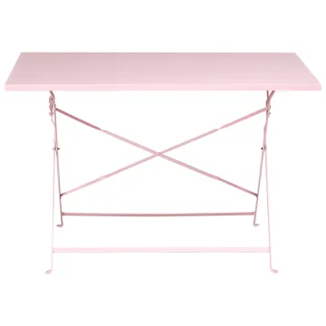 Matgrupp utomhus 4-Sits Fiori Fällbar - pastellrosa - Utemöbler & utemiljö - Utegrupp - Matgrupp utomhus