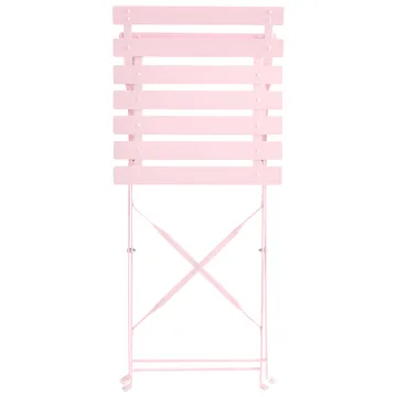 Matgrupp utomhus 4-Sits Fiori Fällbar - pastellrosa - Utemöbler & utemiljö - Utegrupp - Matgrupp utomhus