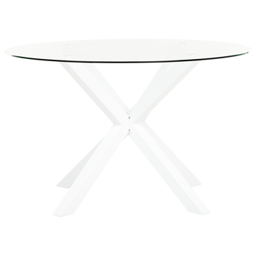 Matgrupp utomhus 4-Sits Maletto/Busseto - Vit/grå/transparent/brun - Utemöbler & utemiljö - Utegrupp - Matgrupp utomhus