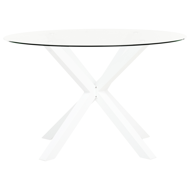 Matgrupp utomhus 4-Sits Maletto/Busseto - Vit/grå/transparent/brun - Utemöbler & utemiljö - Utegrupp - Matgrupp utomhus