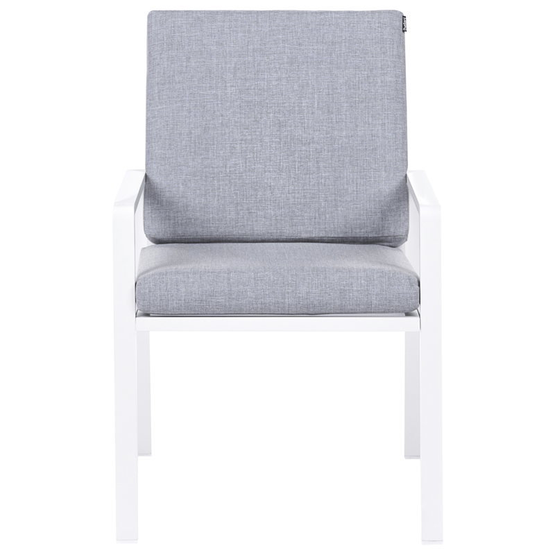 Matgrupp utomhus 4-Sits Visso - vit/grå/beige - Utemöbler & utemiljö - Utegrupp - Matgrupp utomhus