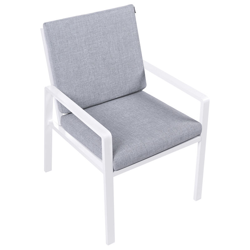 Matgrupp utomhus 4-Sits Visso - vit/grå/beige - Utemöbler & utemiljö - Utegrupp - Matgrupp utomhus