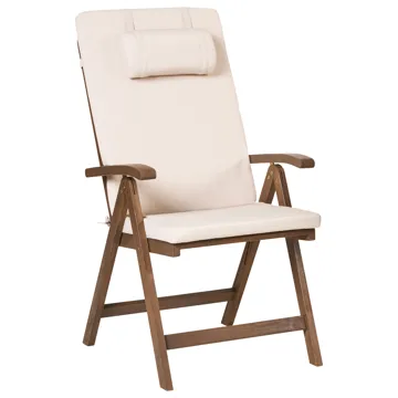 Matgrupp utomhus 6-Sits Amantea Premium Akaciaträ - Brun/Beige - Utemöbler & utemiljö - Utegrupp - Matgrupp utomhus